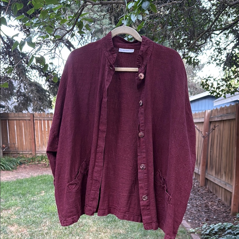 Bryn Walker M Button-Up Jacket